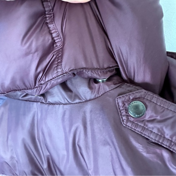 BURBERRY gorgeous warm down puffer coat. Plum color.  size 14y or 164 cm. - Picture 7 of 12
